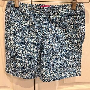 Brand NWT Lilly Pulitzer boys shorts blue medium family matching
